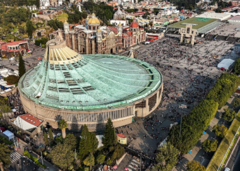 CDMX recibe 13 millones de visitantes en la Basílica de Guadalupe.