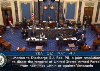 Senado de EU “frena” ataques de Trump hacia Venezuela.