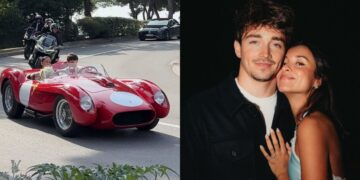 Charles Leclerc y Alexandra Saint Mleux se casaron en secreto.