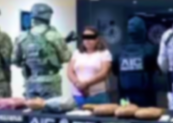 Detienen a excandidata de Totolapan, encabezó protestas pro criminales.