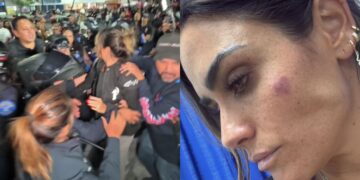 Agreden a alcaldesa Alessandra Rojo y personal de la Cuauhtémoc.