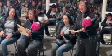 ¡Indignante! Captan a regidora de Ocotlán cargando un mono araña.