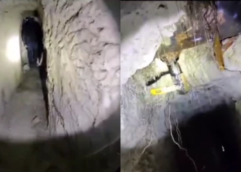 Aseguran túnel clandestino conectado a ducto de Pemex en Tepetitlán, Hidalgo.