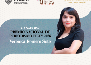 Verónica Romero Soto ganadora del Premio Nacional de Periodismo FILEY 2026