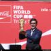 Trofeo de la Copa Mundial de Futbol llega a México