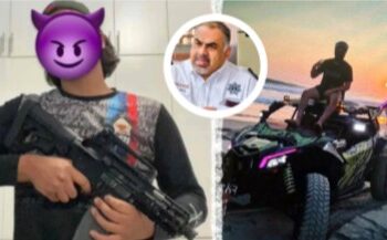 Hijo de funcionarios en Oaxaca presume lujos y armamento en redes sociales