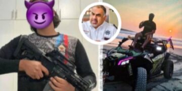 Hijo de funcionarios en Oaxaca presume lujos y armamento en redes sociales
