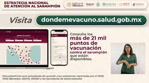¡Tenemos portal! Ubica módulos de vacunación contra el sarampión.