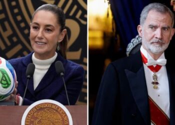 ¡Quiere limar asperezas! Sheinbaum invita al Rey de España asistir al mundial de futbol en México
