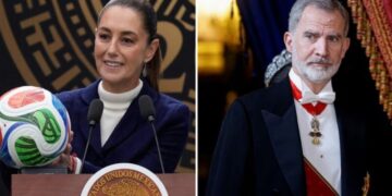 ¡Quiere limar asperezas! Sheinbaum invita al Rey de España asistir al mundial de futbol en México