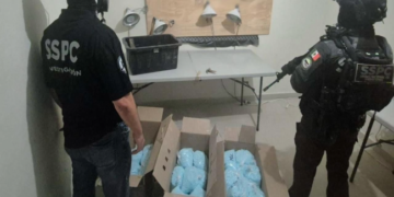 Decomisan 270 kilos de fentanilo en Villa Álvarez, Colima.