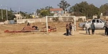 Reportan la caída de un globo aerostático en Teotihuacán.