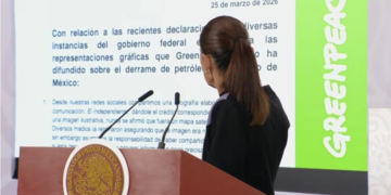 Sheinbaum acusa a Greenpeace de difundir información falsa.