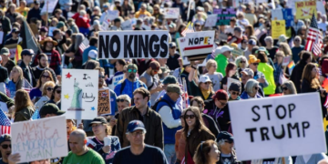 No Kings: Comienzan protestas contra Trump en EU y Europa.