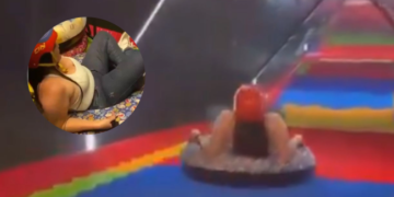 Mujer pierde la vida después de lanzarse por un tobogán (VIDEO)