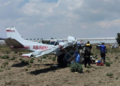 Caída de avioneta deja cuatro muertos en Huejotzingo, Puebla.