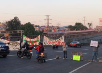 Termina bloqueo en la México-Pachuca, sigue el tráfico vial.