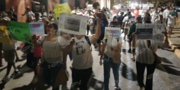 Habitantes de Punta de Mita protestan ante destrucción de la playa (VIDEO).