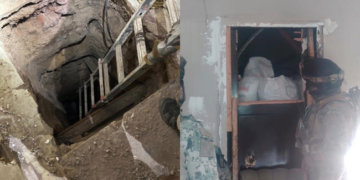 Autoridades inhabilitan túnel clandestino de 79 metros en Nogales.