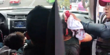 Sujeto agrede con arma punzocortante a niño de 4 años (VIDEO).