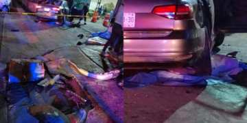 Borracho atropella a personas afuera del Hospital 200 de Tecámac.