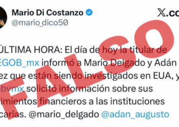 No hay investigación de Mario Delgado y Adán Augusto en EU.