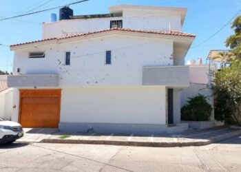 Atacan a balazos vivienda que habitó Rubén Rocha Moya en Culiacán