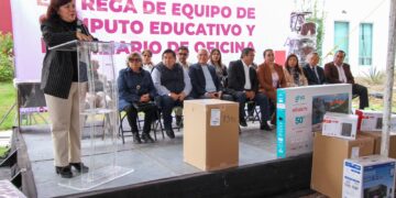 IHE fortalece espacios escolares en Actopan