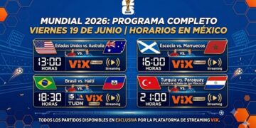 Brasil y Estados Unidos vuelven a escena en la jornada del 19 de junio