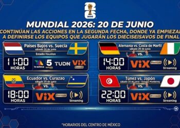 ¿Dónde ver los partidos del Mundial del 20 de junio? Horarios y canales
