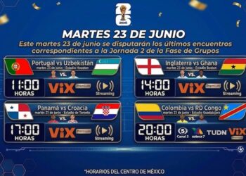 Mundial 2026: Horarios y dónde ver los partidos del 23 de junio