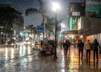 Onda tropical 7 provoca lluvias en gran parte de México.