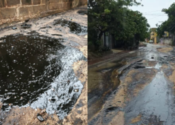 Fuga en ducto de Pemex provoca emergencia ambiental en Oaxaca.