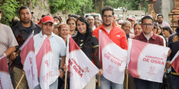 Valle de Bravo reporta avances en obra vial de Mesa de Jaimes.