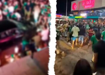 Atropellan a aficionados durante festejos por triunfo de México (VIDEO).