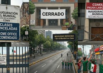 Ante caos vial por inauguración del Mundial, autoridades optan por vaciar escuelas y oficinas