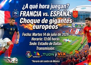 Francia vs. España: Horario y dónde ver la primera Semifinal del Mundial