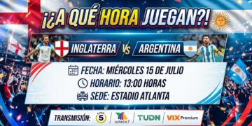 Argentina e Inglaterra chocan en Atlanta por el último boleto a la Final