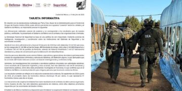 Escalan tensiones entre México y EU por declaraciones de la DEA.