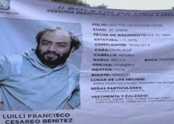 Bloquean vía Toluca-Naucalpan tras desaparición de Luilli Francisco