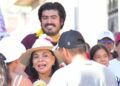 Beatriz Mojica y Brian Vicario abanderan la causa morenista en Huitzuco