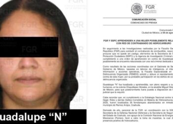 FGR captura a representante legal de Ingemar por huachicol fiscal.