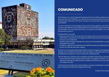 UNAM retrasa inicio de clases para alumnos de nuevo ingreso.