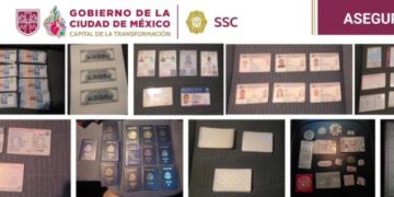 Detienen a mujer con miles de pesos falsos e identificaciones apócrifas en CDMX