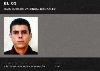Sucesor de "El Mencho": EU fija en 25 mdd la recompensa por "El 03"
