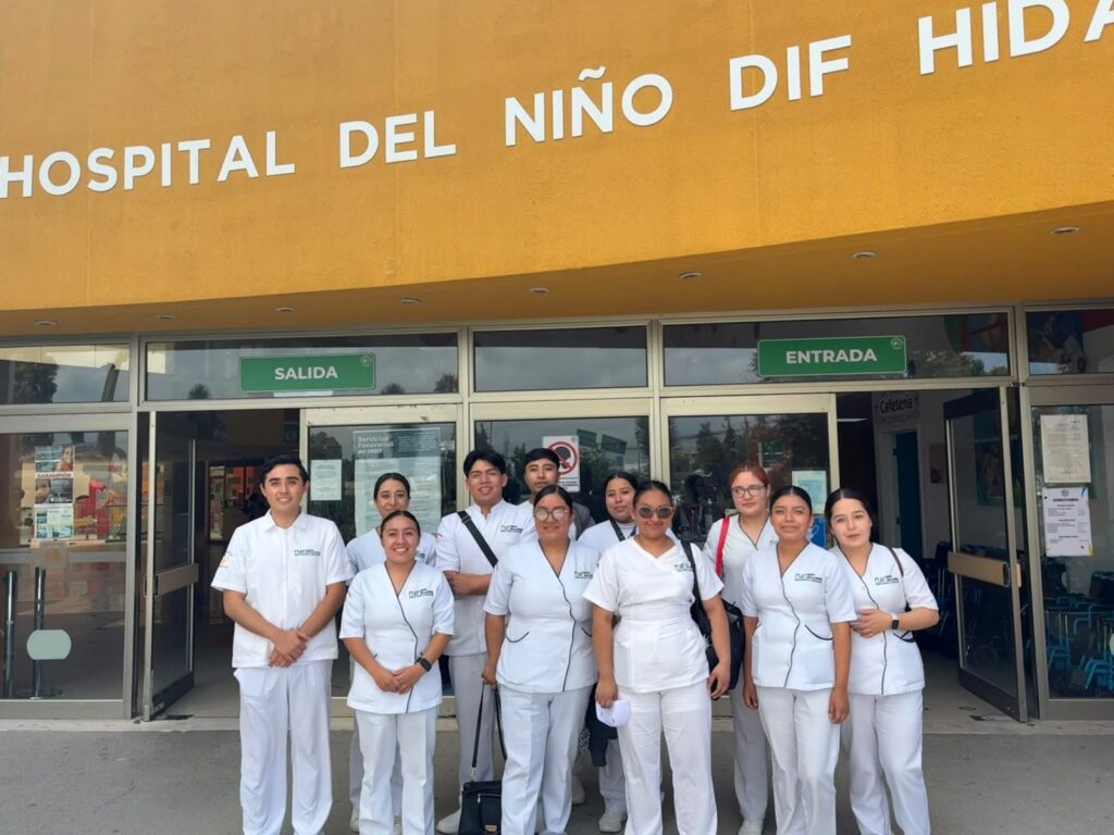 UTSH fortalece formación clínica de estudiantes en el Hospital del Niño DIF