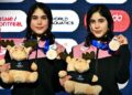 ¡Reinas del trampolín! Gemelas Cueva se bañan en oro y plata