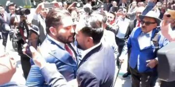 Arturo Ávila y priista se enfrentan a gritos y empujones en Senado; “dímelo de frente”