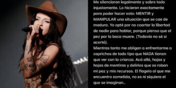 Cazzu rompe el silencio tras postura de Nodal por la “Ley Cazzu”.
