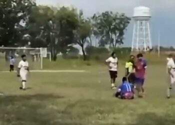 Captan ataque armado en partido de futbol llanero en Guanajuato (VIDEO).